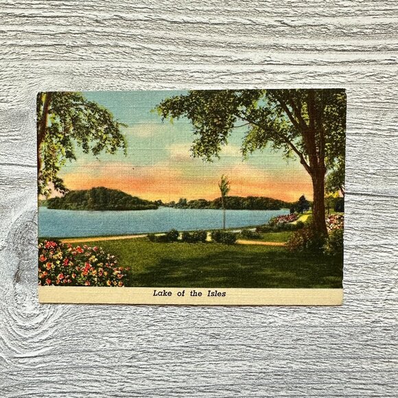 Lake of the Isles Mini Postcard - Picture 2 of 4